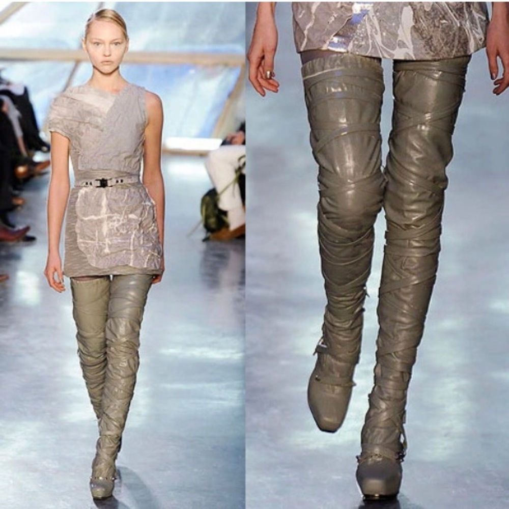 Rodarte Thigh High Bondage Boots